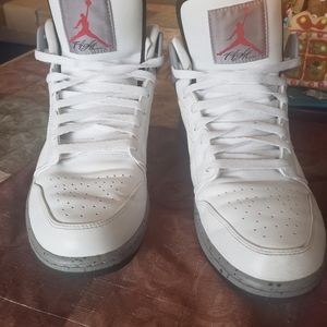 Jordan 1 retro 89 white cement sneakers
